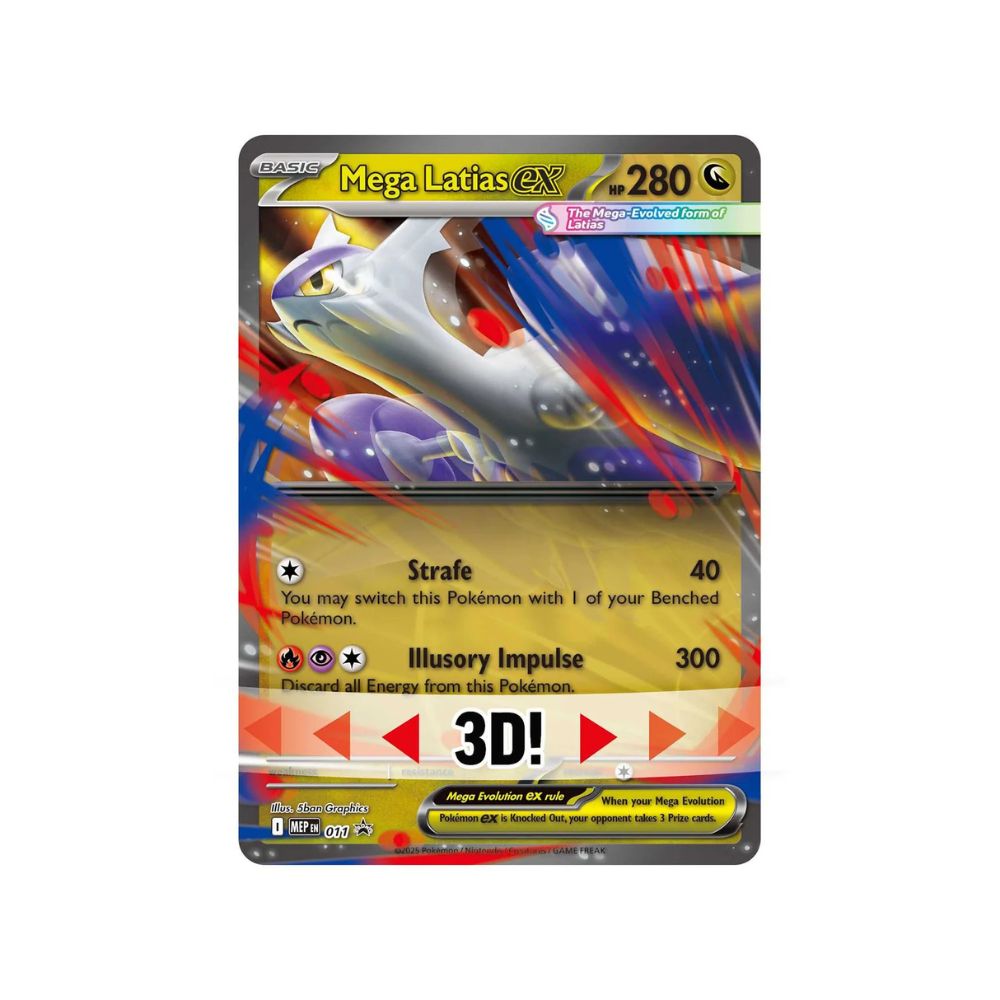 Pokemon TCG: Mega Latias ex Box Mega Latias ex 3d Promo card