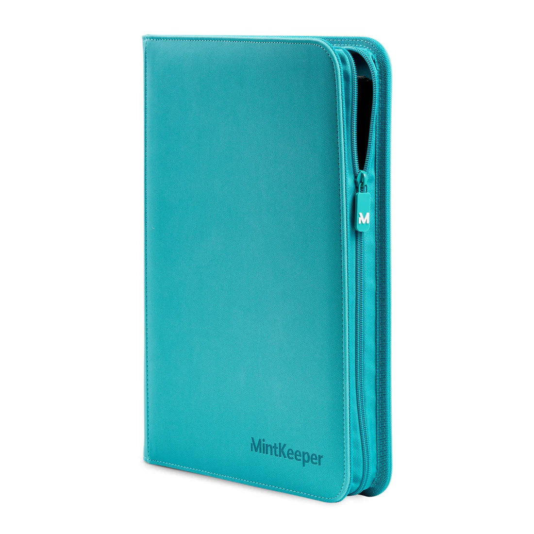 MintKeeper - 9 Pocket Premium Zip Trading Card Binder Aqua