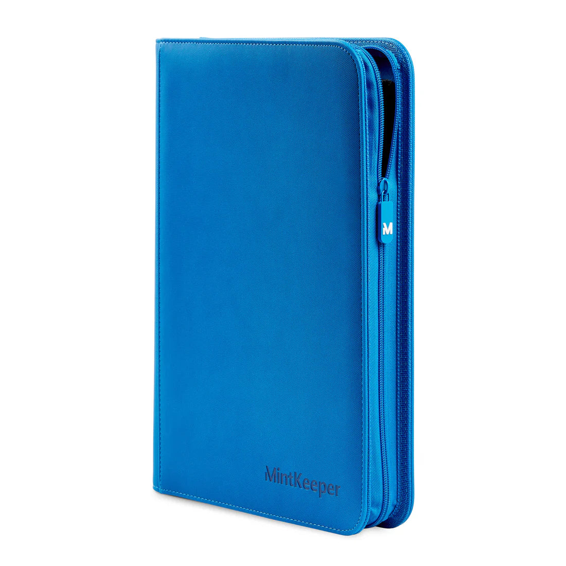 MintKeeper - 9 Pocket Premium Zip Trading Card Binder Blue