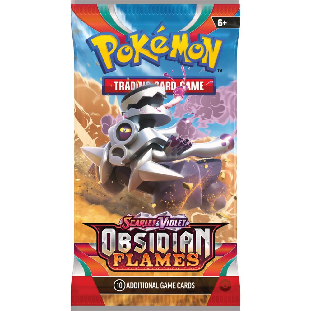 Pokemon TCG: Scarlet and Violet 3 Obsidian Flames Booster Pack Revavroom Artwork