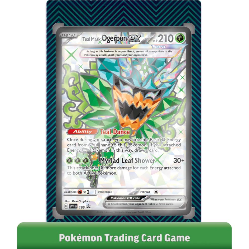 Pokemon TCG: Ogerpon ex Premium Collection Promo Card