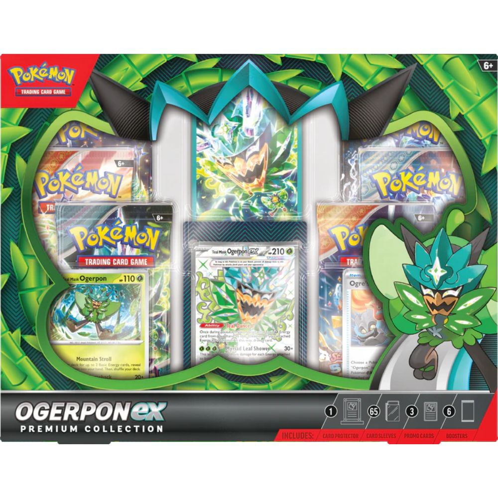 Pokemon TCG: Ogerpon ex Premium Collection Front of Box