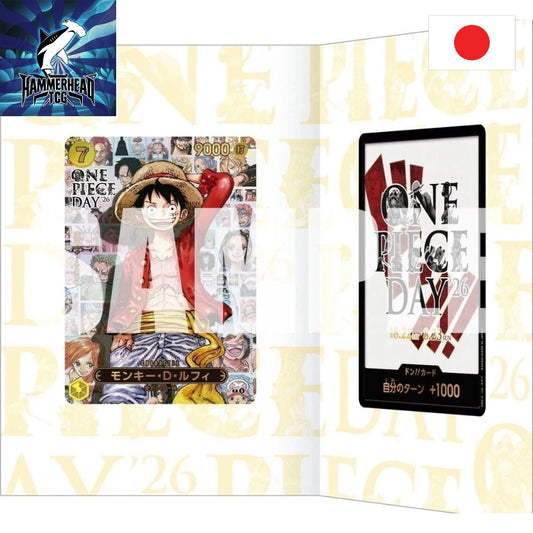 Japanese ONE PIECE Card Game Premium Collection One Piece Day 26 Promo featuring Monkey D. Luffy