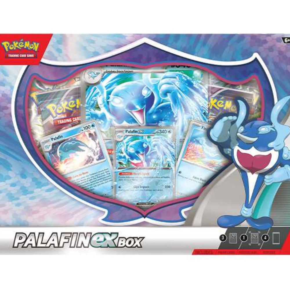 Pokemon TCG: Palafin Ex Box Front of Box