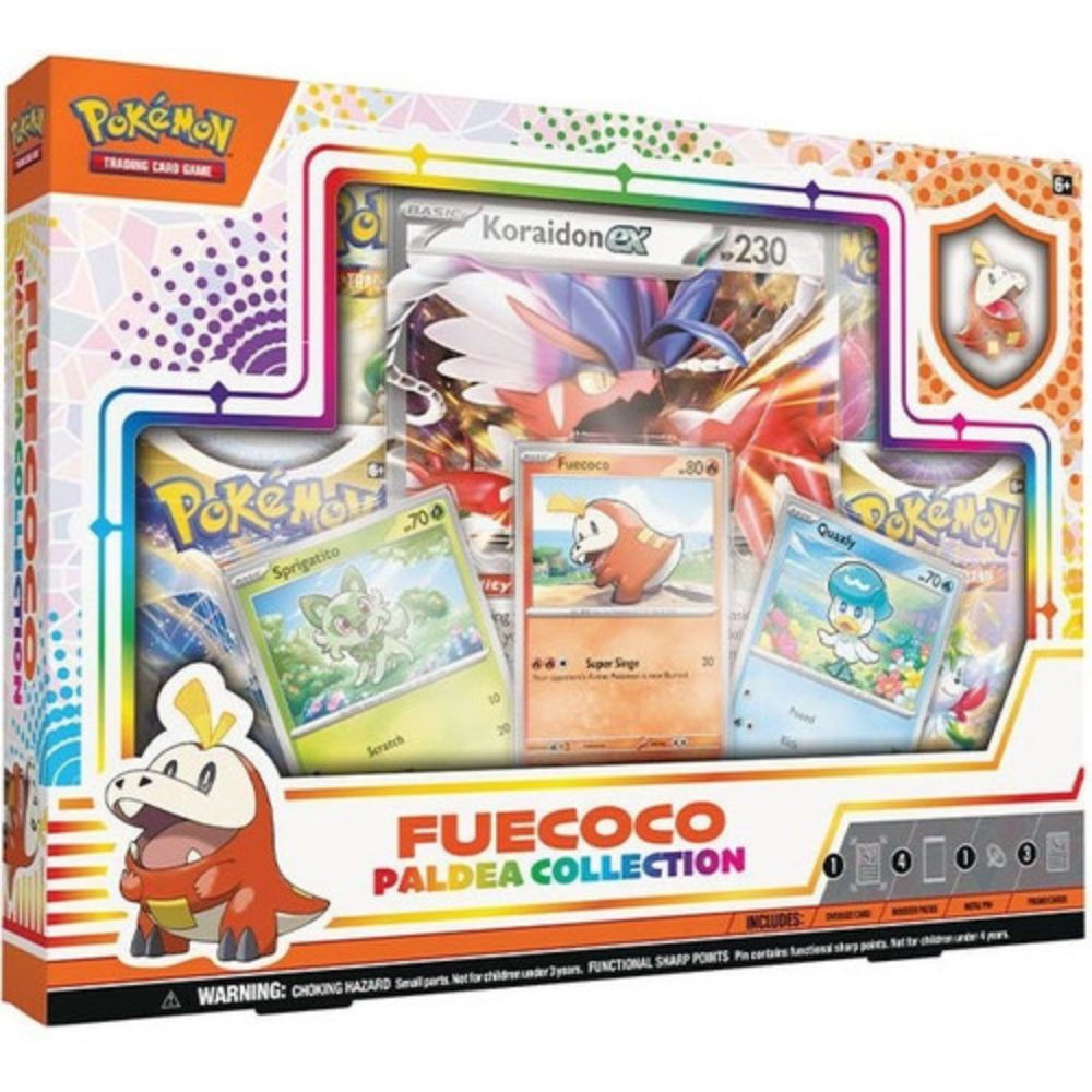 Pokémon TCG: Paldea Collection - Fuecoco with Koraidon Jumbo Card