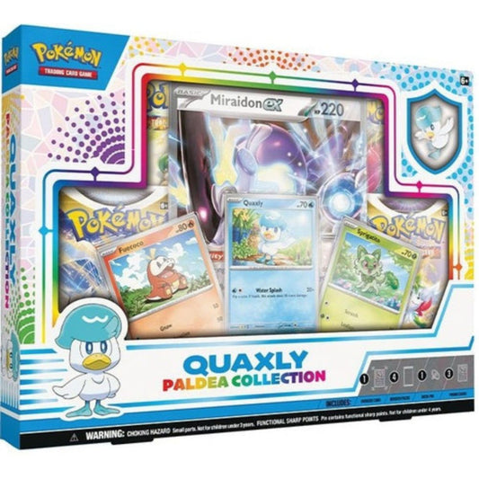 Pokémon TCG: Paldea Collection - Quaxly with Miraidon Jumbo Card