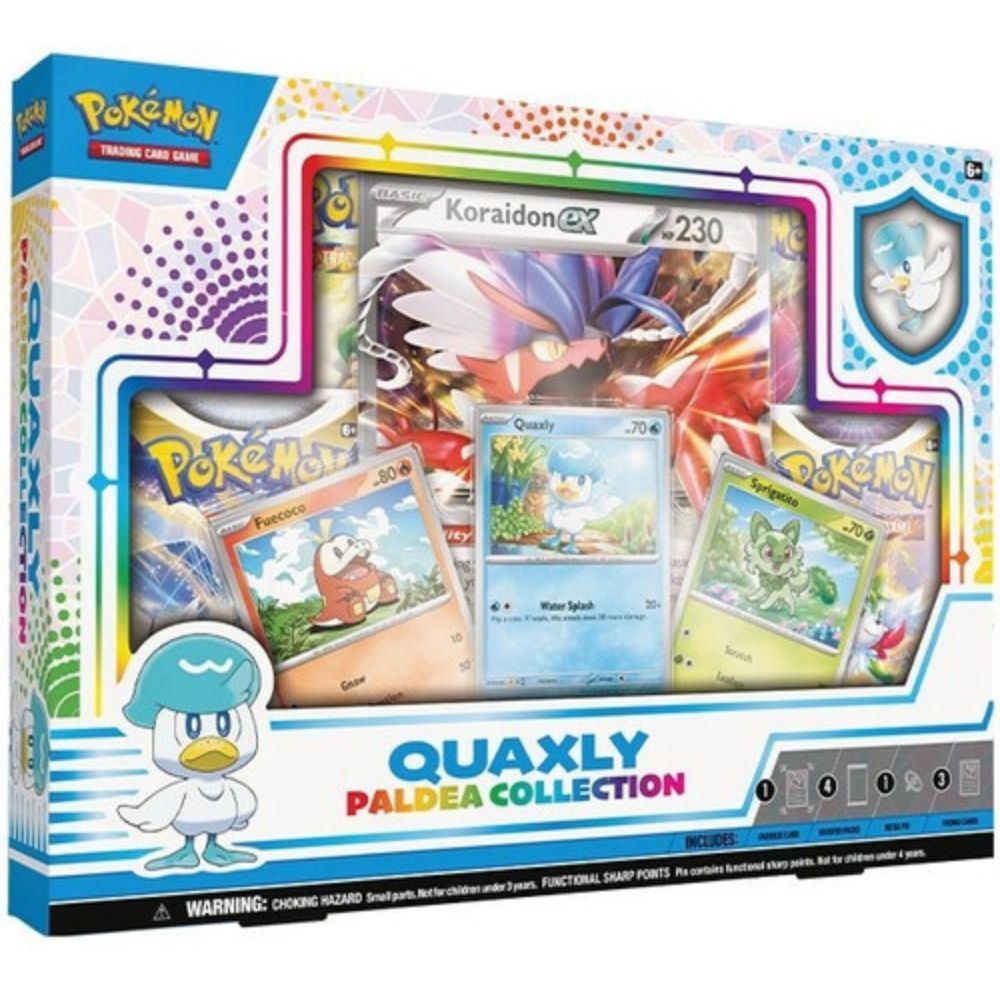 Pokémon TCG: Paldea Collection - Quaxly with Koraidon Jumbo Card