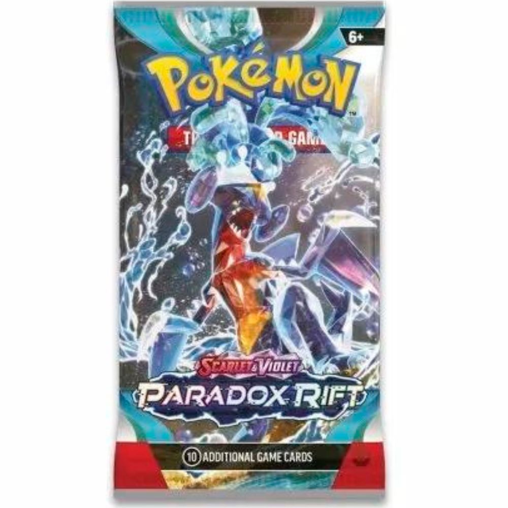 Pokemon TCG: Scarlet and Violet 4 Paradox Rift Booster Pack Garchomp  Artwork