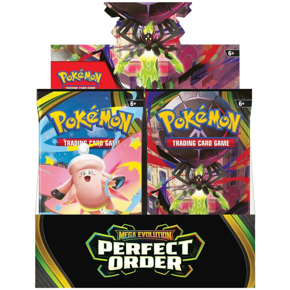 Pokemon TCG: Mega Evolution Perfect Order Booster Box Hammerhead TCG Pokemon TCG: Mega Evolution Perfect Order Booster Box Hammerhead TCG
