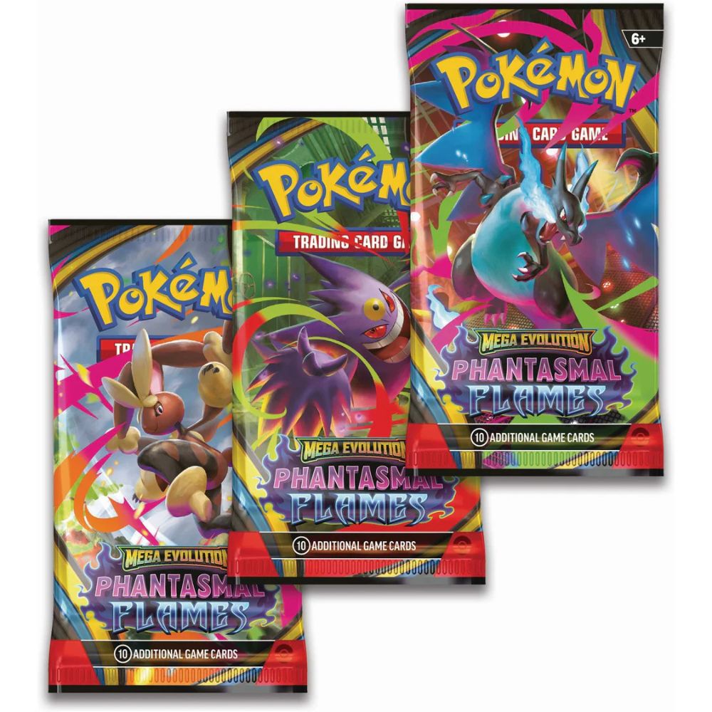 Pokemon TCG: Mega Evolution Phantasmal Flames Booster Packs