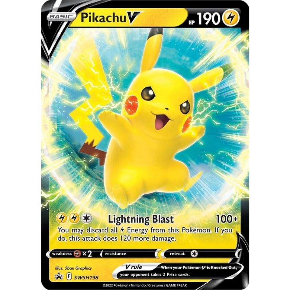 Pokemon TCG: Pikachu V Showcase Pikachu Promo Card