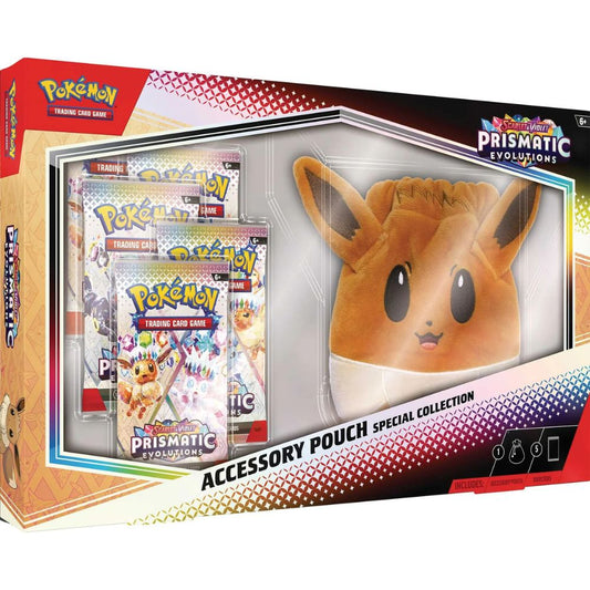 Pokémon TCG: Scarlet & Violet 8.5 Prismatic Evolutions Accessory Pouch Special Collection