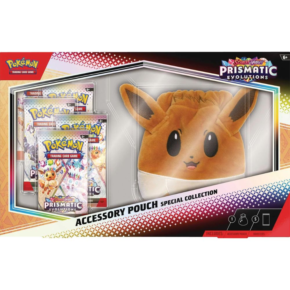 Pokémon TCG: Scarlet & Violet 8.5 Prismatic Evolutions Accessory Pouch Special Collection