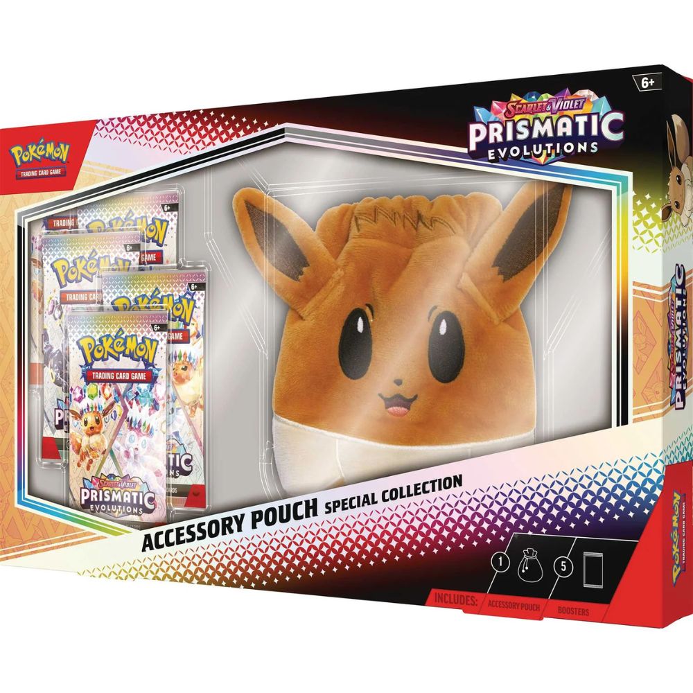 Pokémon TCG: Scarlet & Violet 8.5 Prismatic Evolutions Accessory Pouch Special Collection