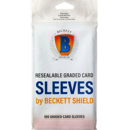 Beckett Shield - Resealable Graded Card Sleeves 100 Pack
