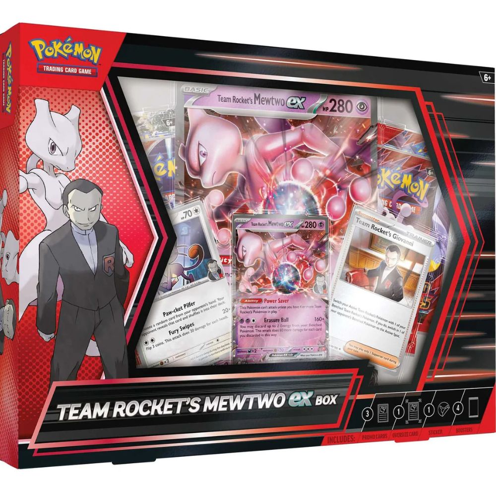 Pokemon TCG: Team Rocket's Mewtwo ex Box