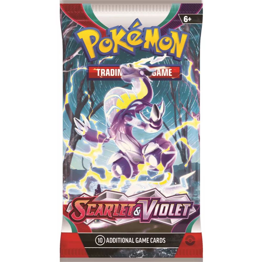 Pokemon TCG: Scarlet and Violet 1 Booster Pack Miraidon Artwork