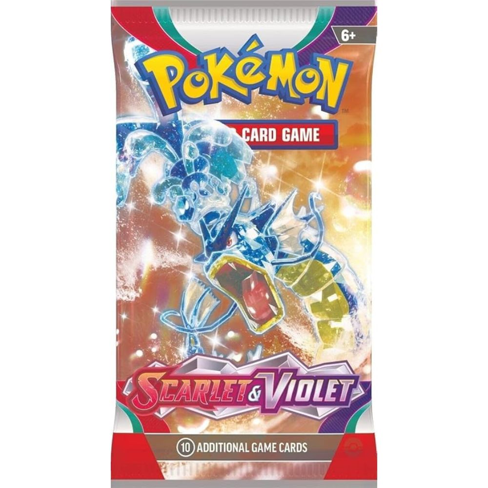 Pokemon TCG: Scarlet and Violet 1 Booster Pack Gyarados Artwork