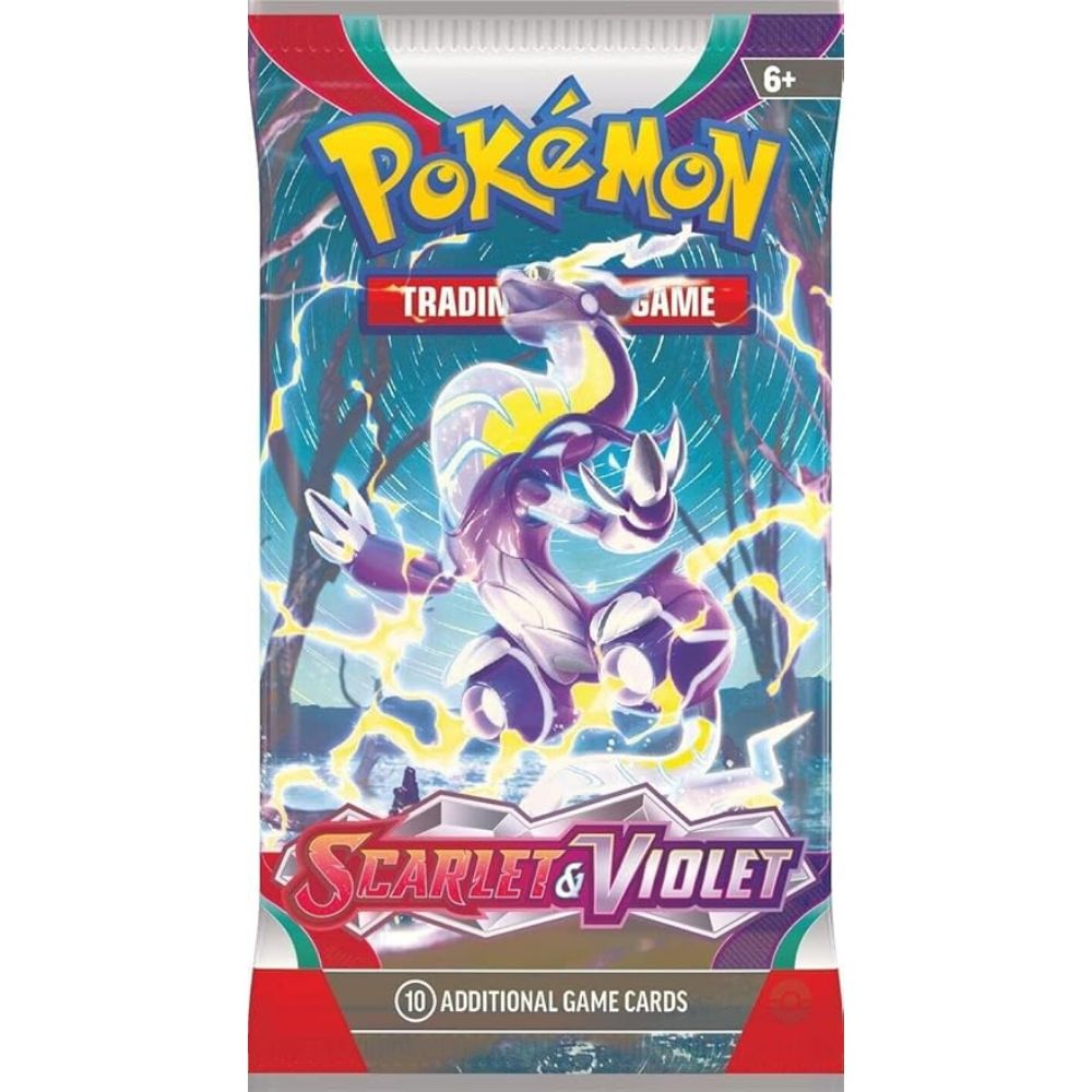 Pokemon TCG: Scarlet and Violet 1 Booster Pack Miraidon Artwork