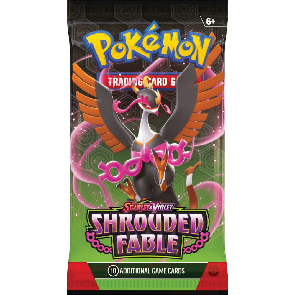 Scarlet and Violet 6.5 Shrouded Fable Booster Pack Fezandipiti Artwork