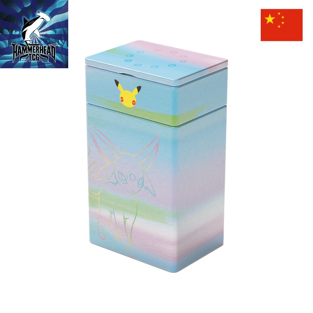 Simplified Chinese Pokemon: 30th Celebration Deluxe Deck - Espeon Ex Deck Box
