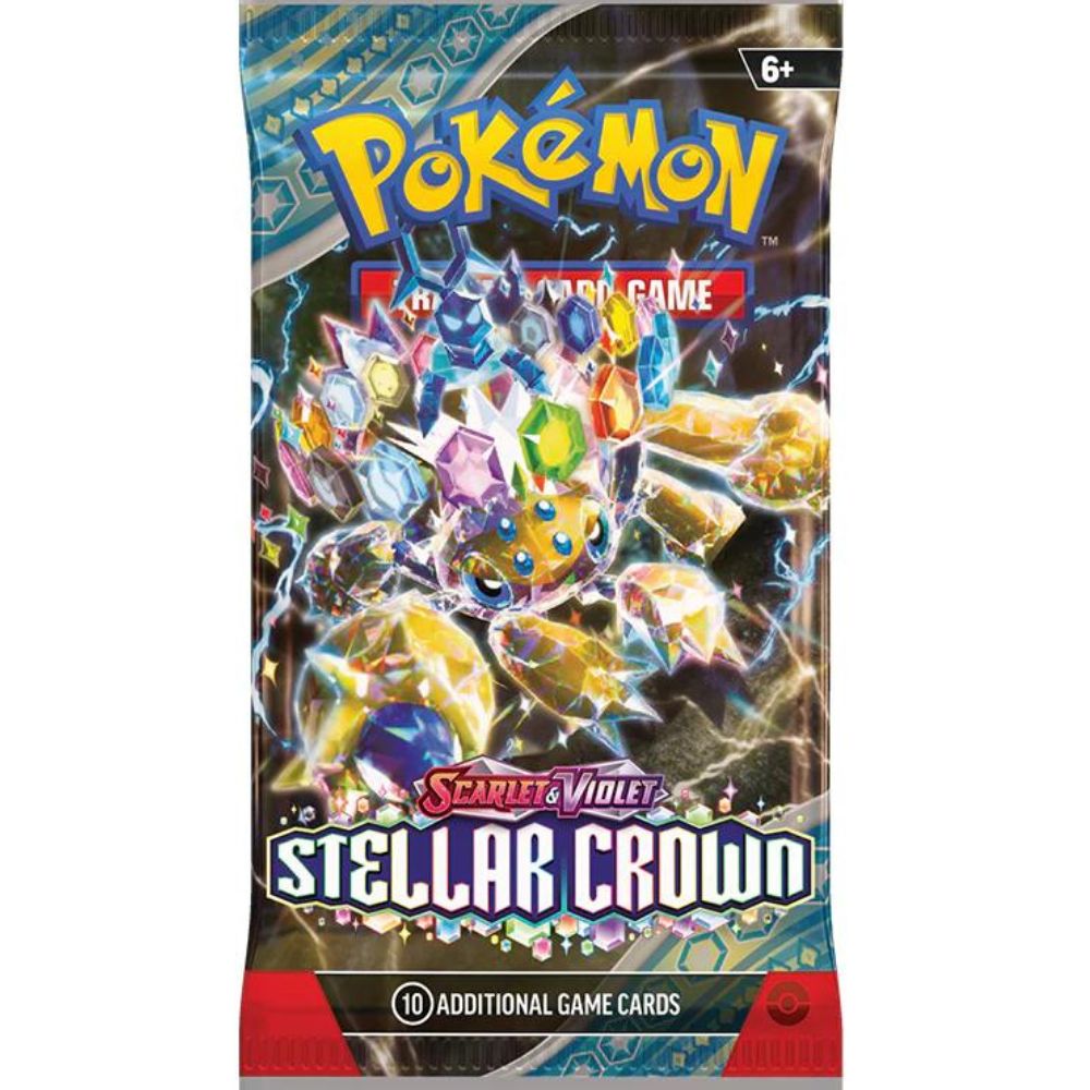 Pokemon TCG: Scarlet and Violet 7 Stellar Crown Booster Pack Galvantula Artwork