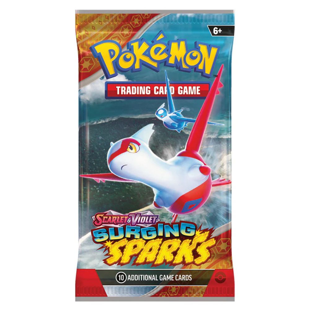 Pokemon TCG: Scarlet and Violet 8 Surging Sparks Booster Pack Latias Artwork