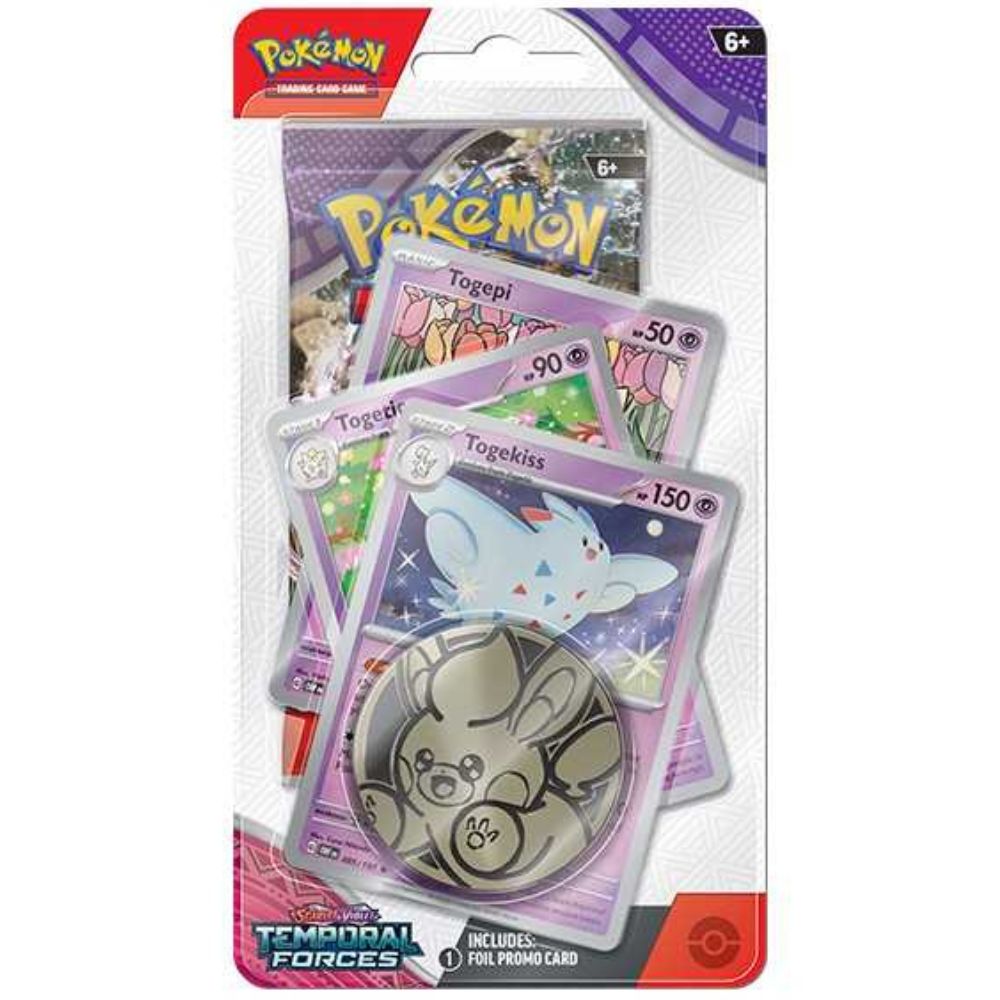 Pokemon TCG: Scarlet and Violet 5 Temporal Forces Premium Checklane Display Togekiss Promo Card
