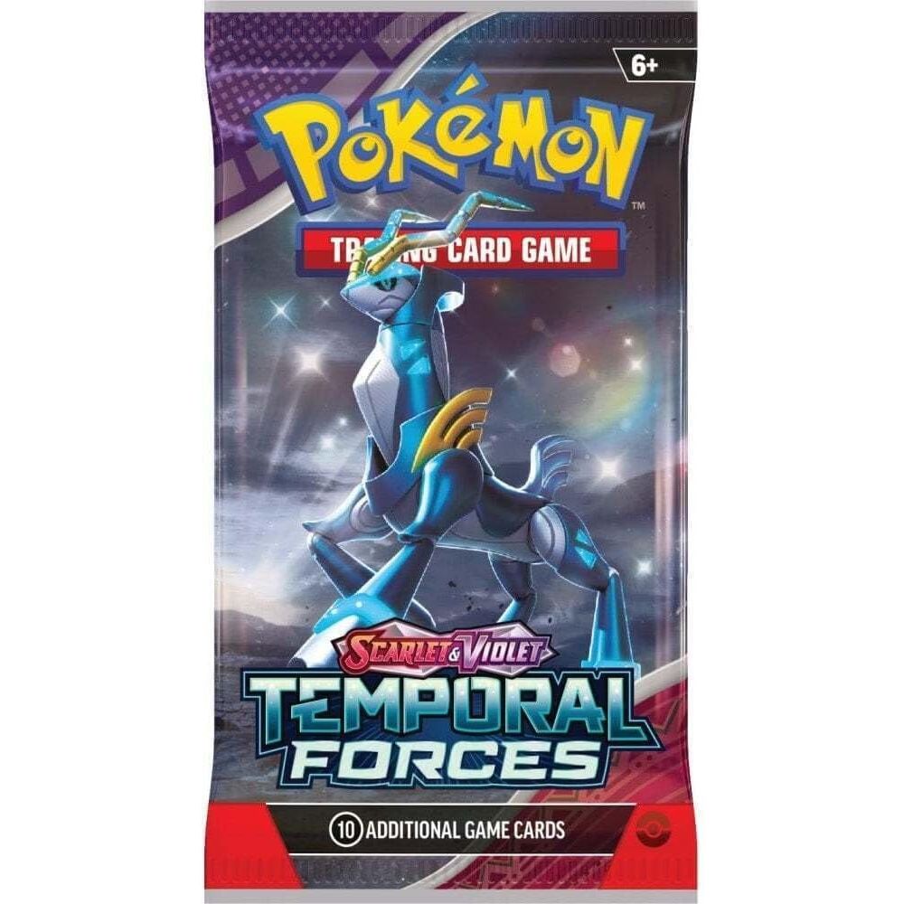 Pokemon TCG: Scarlet and Violet 5 Temporal Forces Booster Pack Iron Crown Artwork