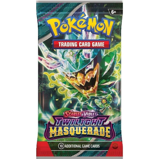 Pokemon TCG: Scarlet and Violet 6 Twilight Masquerade Booster Pack Ogerpon Mask Artwork