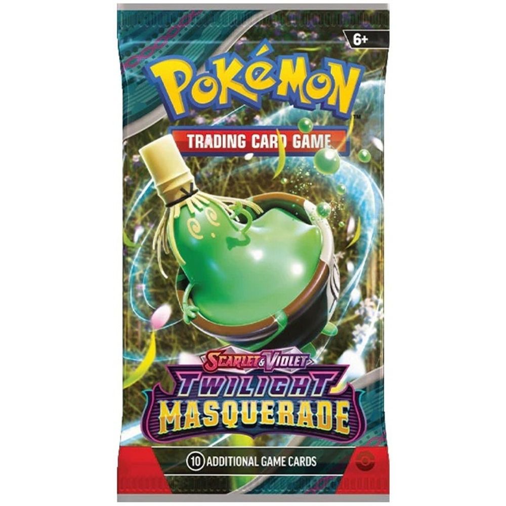 Pokemon TCG: Scarlet and Violet 6 Twilight Masquerade Booster Pack Sinistcha Artwork