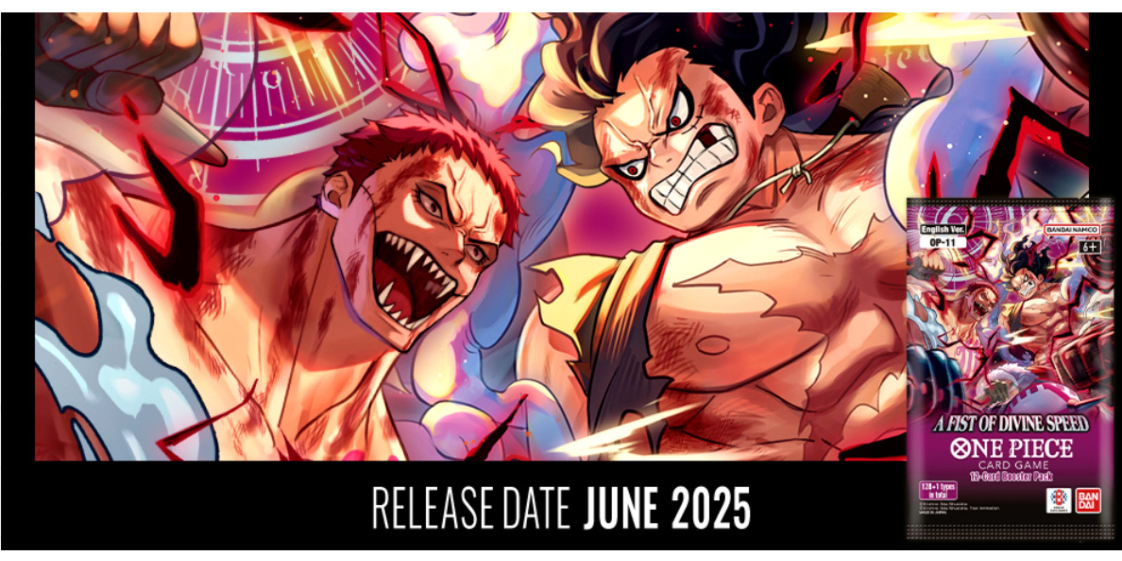 One Piece Card Game: A Fist of Divine Speed (OP11) Banner