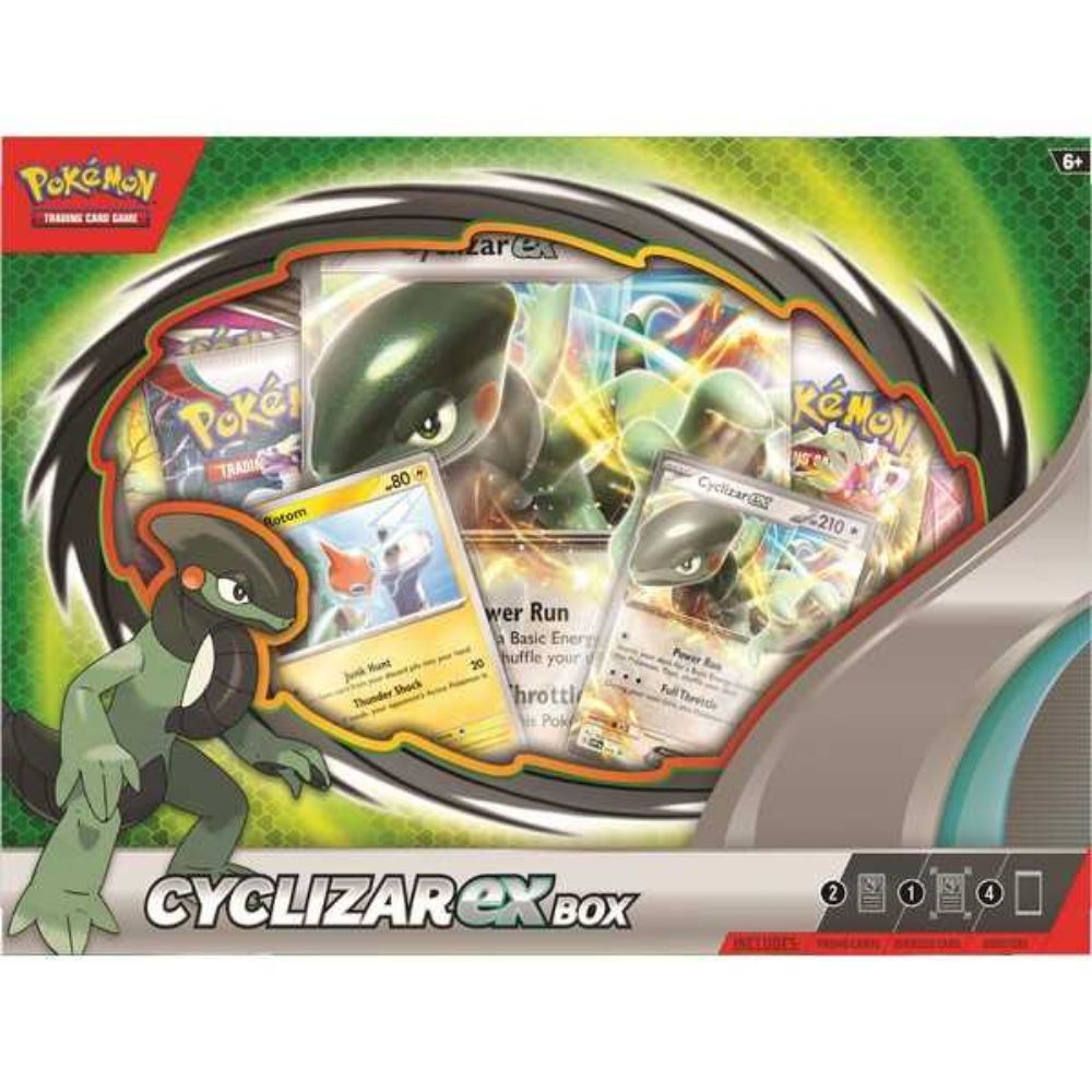 Pokemon TCG: Cyclizar ex Box Front of Box