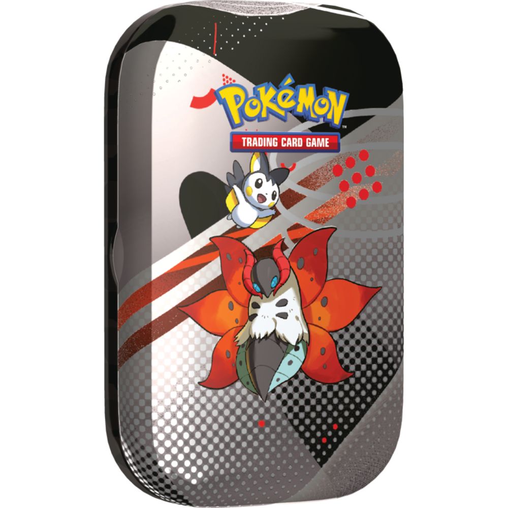 Pokemon TCG: Scarlet & Violet 10.5 - Black Bolt & White Flare - Unova Mini Tin Volcarona & Emolga