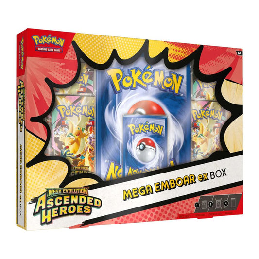 Pokemon TCG: Mega Evolution Ascended Heroes Mega Emboar ex Box