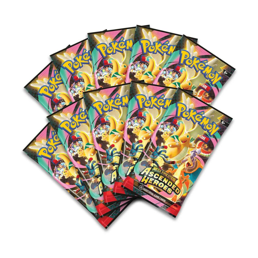 Pokemon TCG: Mega Evolution Ascended Heroes Poster Collection Booster Packs