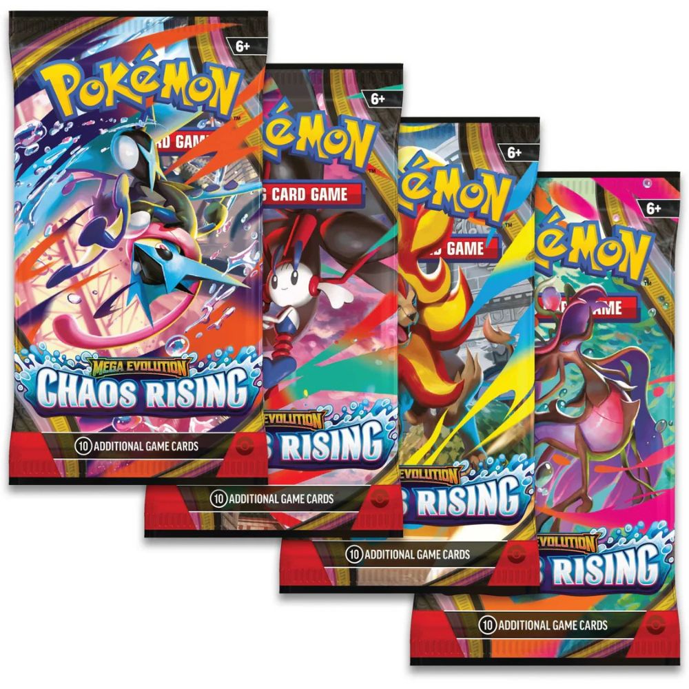 Pokemon TCG: Mega Evolution Chaos Rising Booster Packs