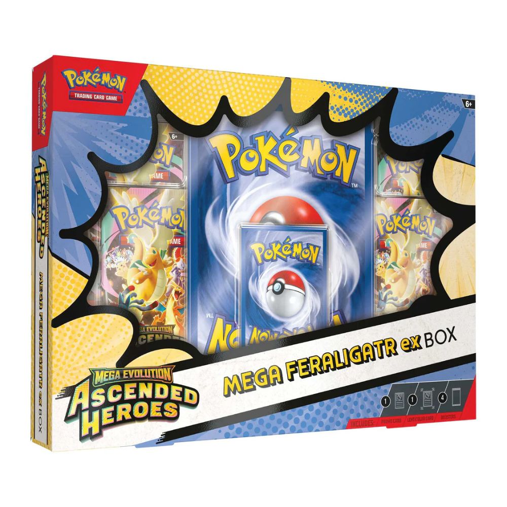 Pokemon TCG: Mega Evolution Ascended Heroes Mega Feraligatr ex Box