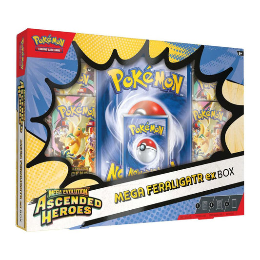 Pokemon TCG: Mega Evolution Ascended Heroes Mega Feraligatr ex Box