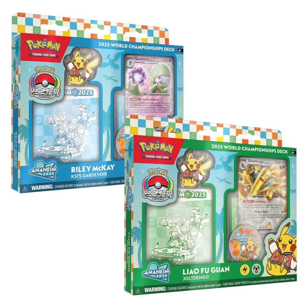 Pokemon TCG: World Championship Decks 2025 - Riley McKay and Liao Fu Guan
