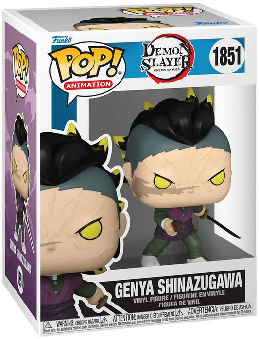 FUNKO POP: DEMON SLAYER - GENYA SHINAZUGAWA #1851 in box