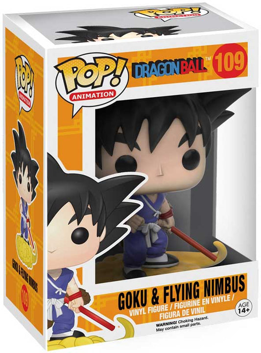 FUNKO POP: DRAGON BALL - GOKU & FLYING NIMUS #109 in box