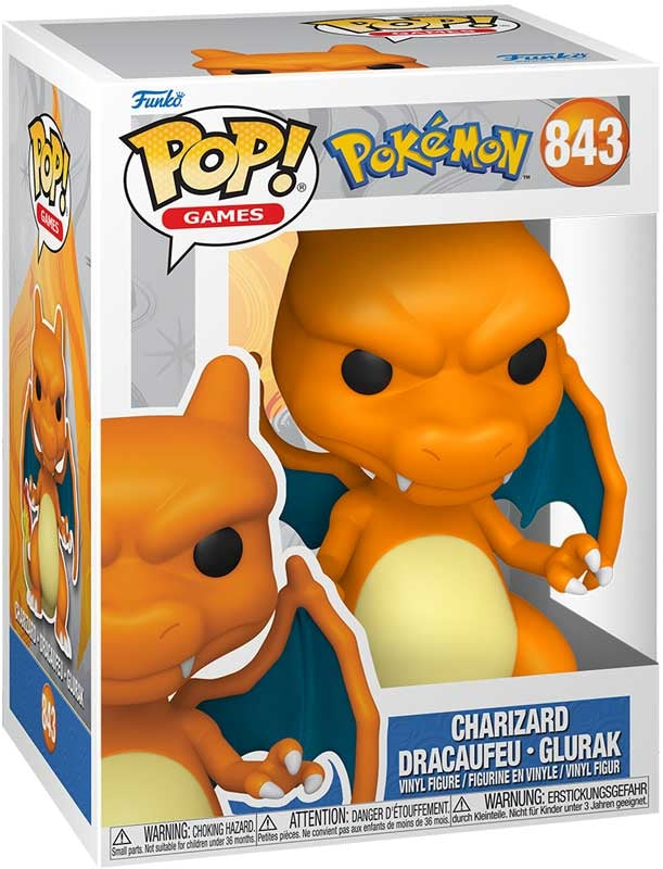 FUNKO POP: POKEMON - CHARIZARD Number 843 in box