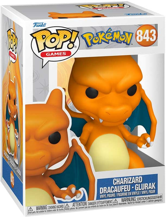 FUNKO POP: POKEMON - CHARIZARD Number 843 in box