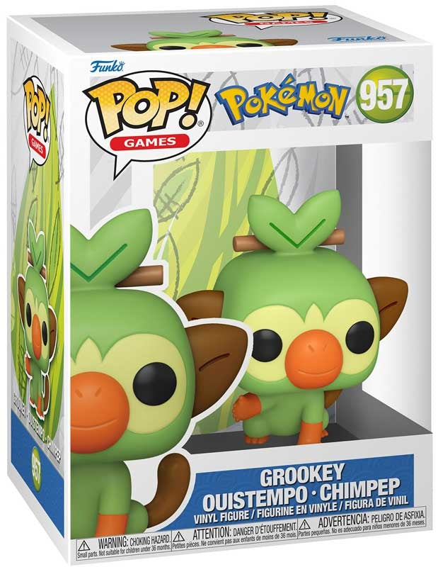 FUNKO POP: POKEMON - GROOKEY #957 in box