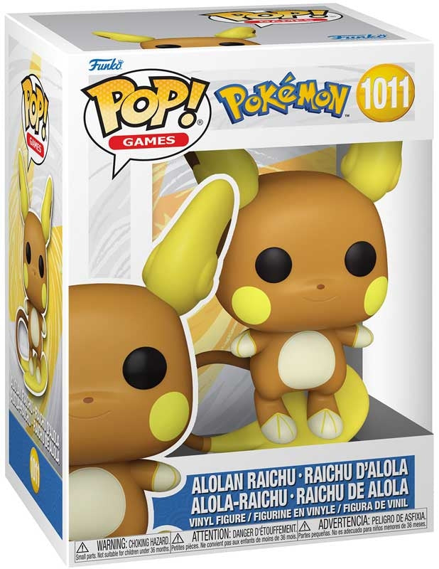 FUNKO POP: POKEMON - ALOLAN RAICHU #1011 in box
