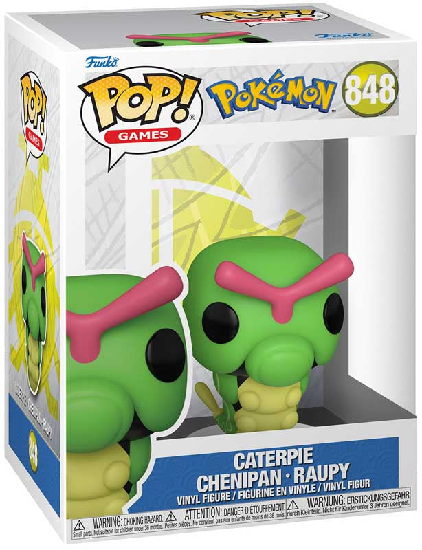 FUNKO POP: POKEMON - CATERPIE #848 in box