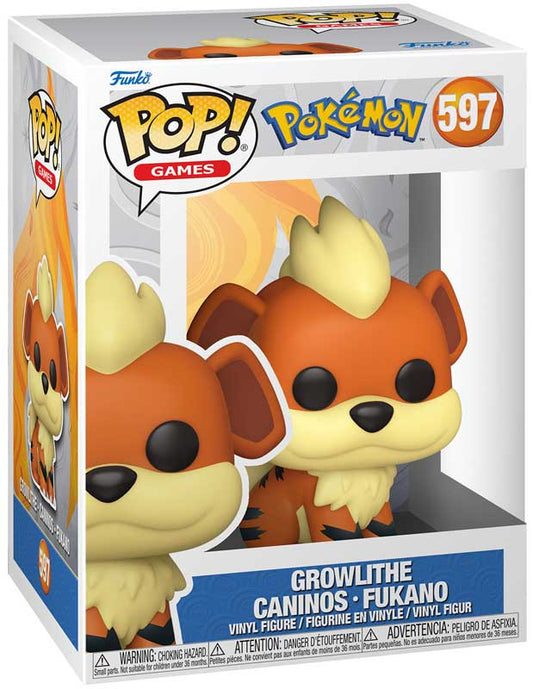 FUNKO POP: POKEMON - GROWLITHE #597 in box