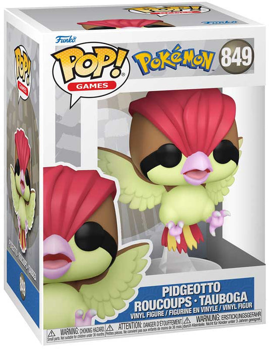 FUNKO POP: POKEMON - PIDGEOTTO #849 in box